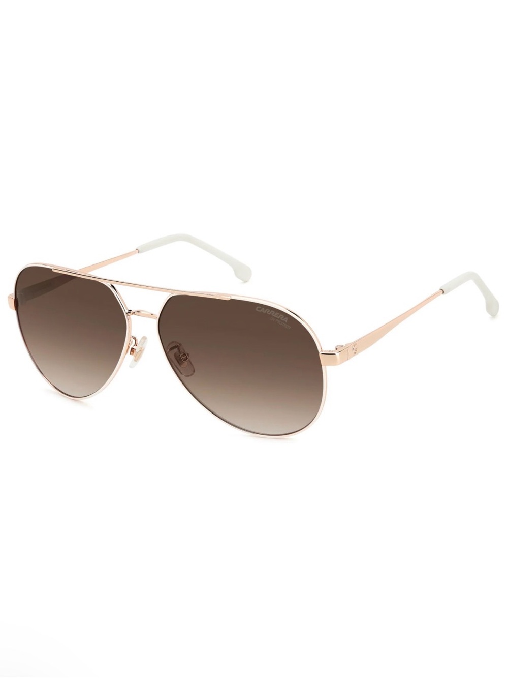 New Carrera CARRERA3005/S 0R1AHA Women's White Cooper Gold Aviator Sunglasses